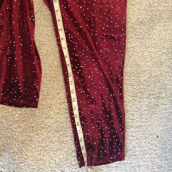 NWT SPEECHLESS Wine Red Sparkly Spaghetti Strap Jumpsuit Size Medium - Picture 14 of 14